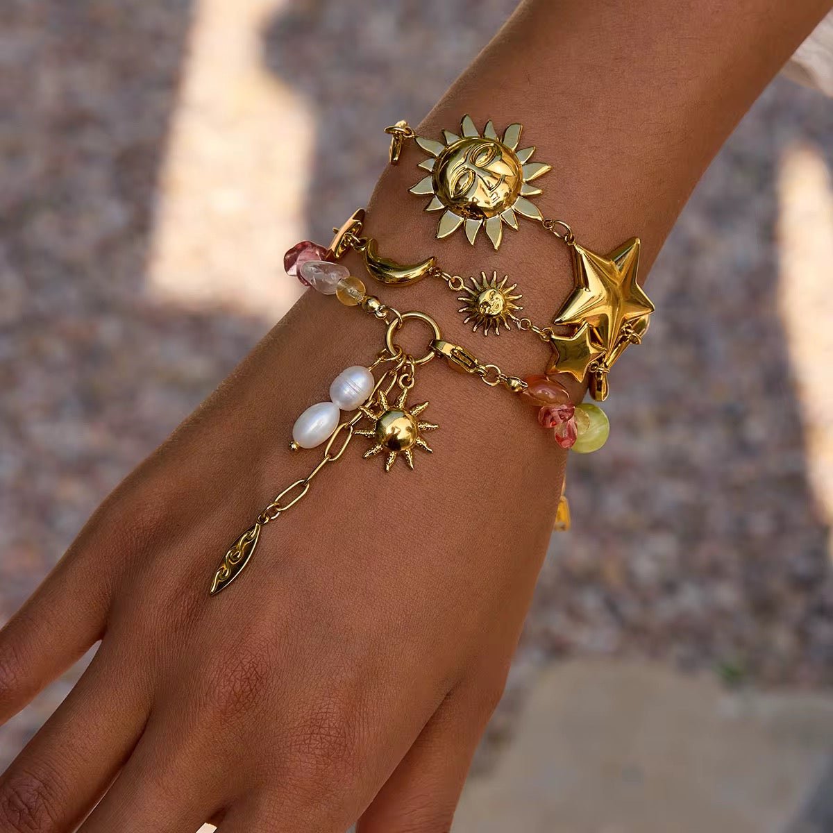 Selene Gold Bracelet - Calilo Australia