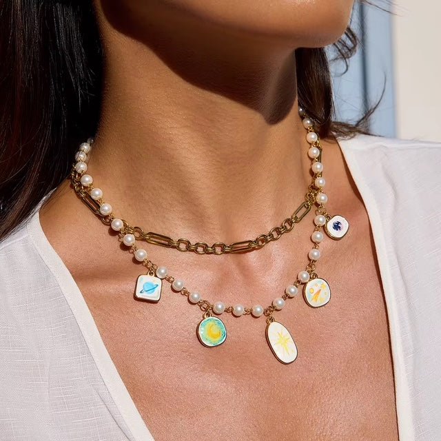 Seraphina Celestial Necklace - Calilo Australia