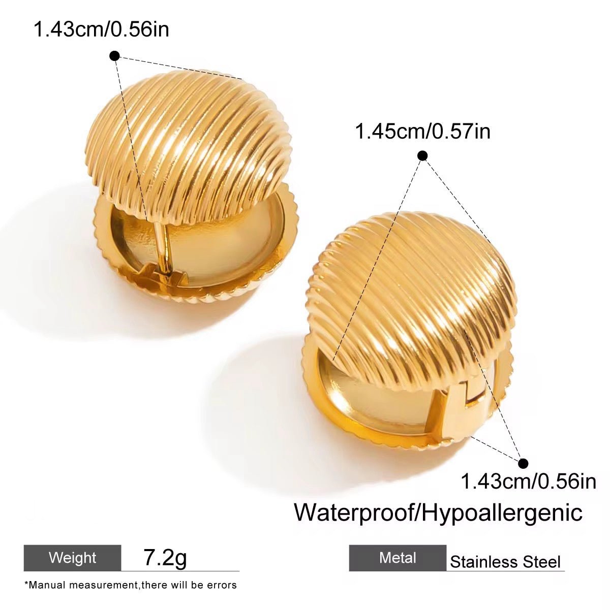 Seraphina Gold Earrings - Calilo Australia