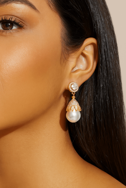 Serenno Gold Drop Earrings - Calilo Australia