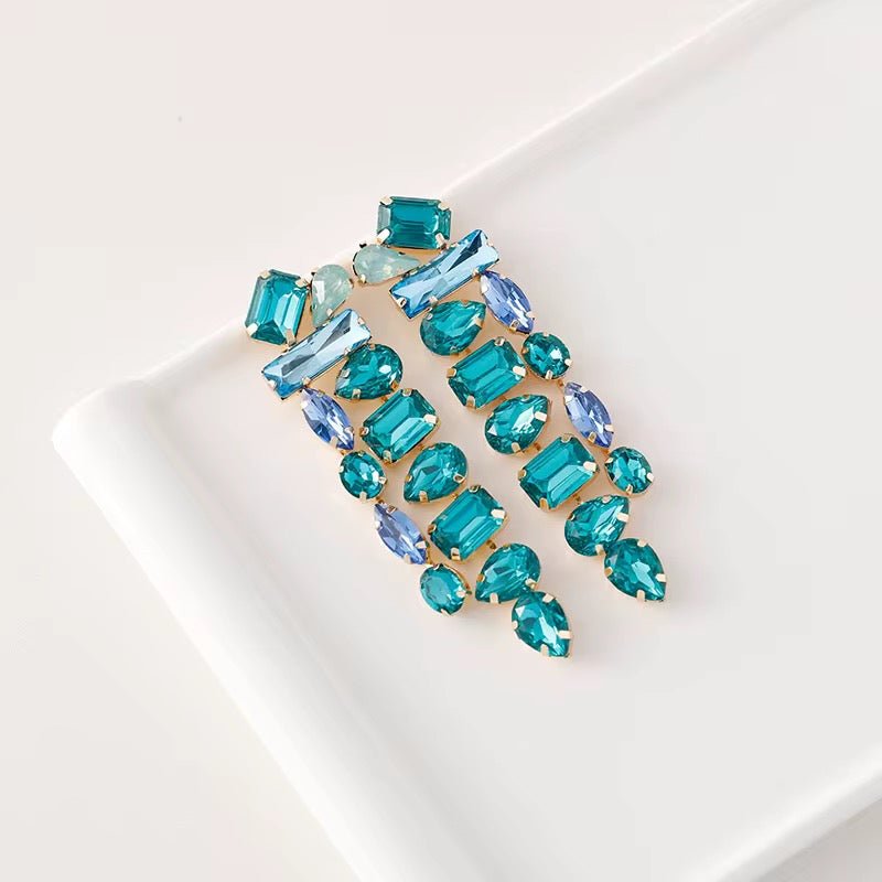 Tia Blue Earrings - Calilo Australia