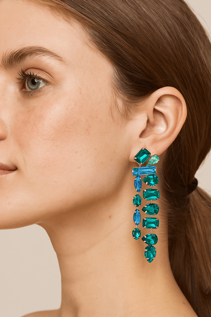 Tia Blue Earrings - Calilo Australia