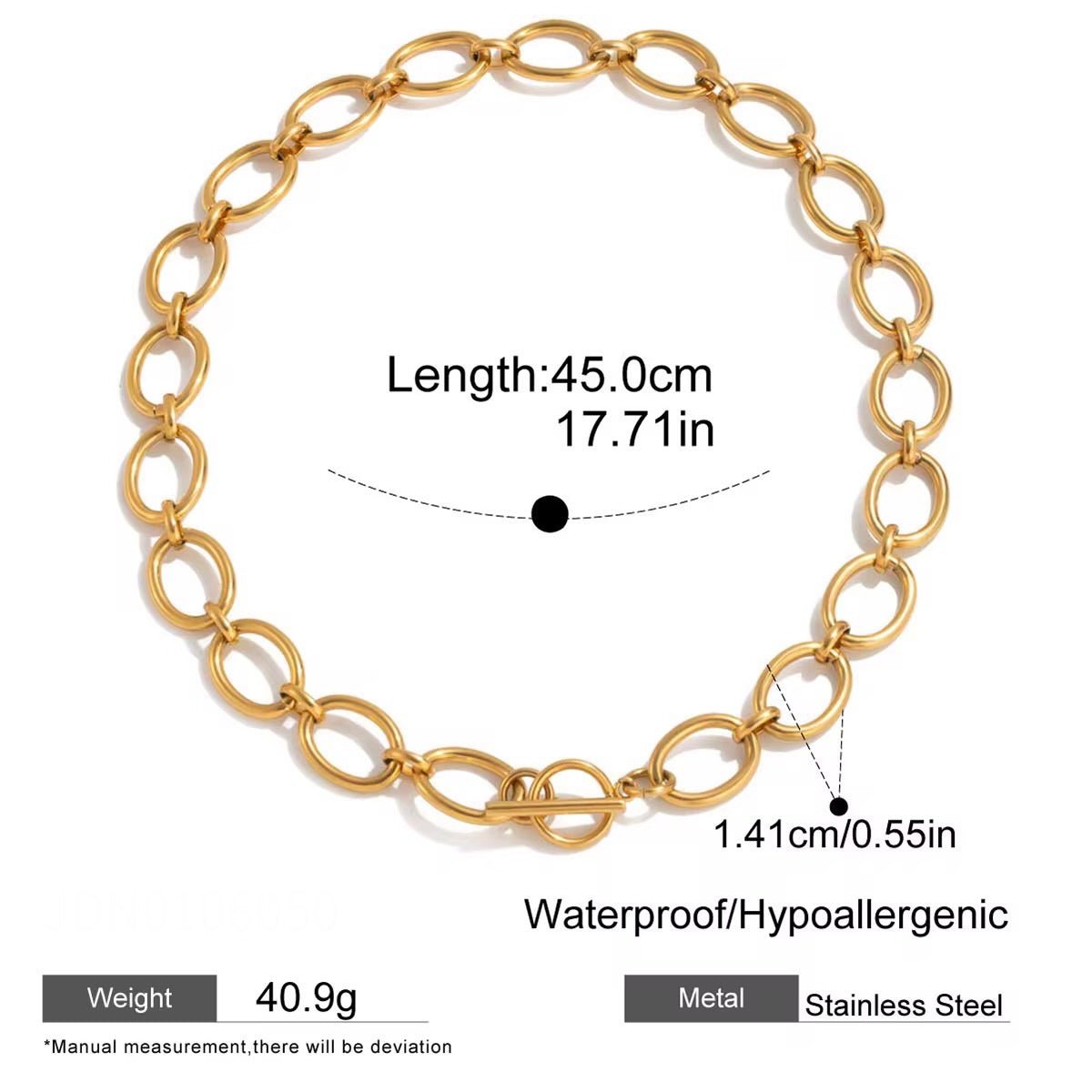 Valencia Bold Link Chain Necklace - Calilo Australia