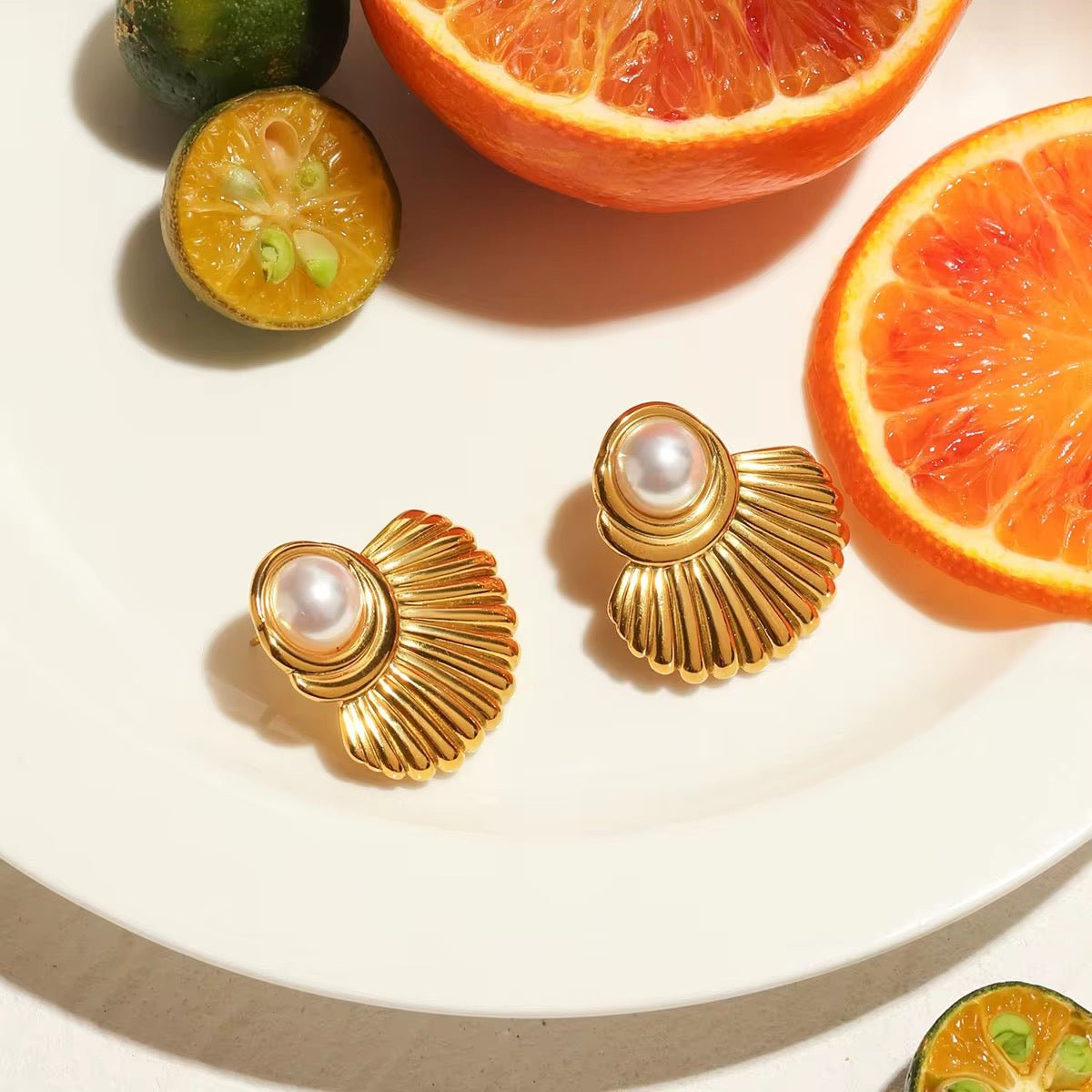 Zoe Pearl Earrings - Calilo Australia