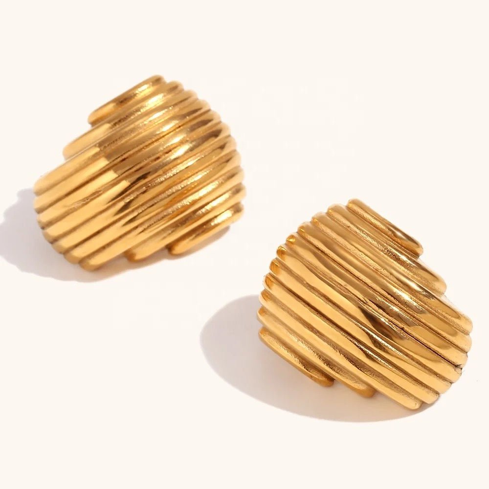 Amaira Gold Earrings - Coco & Cali