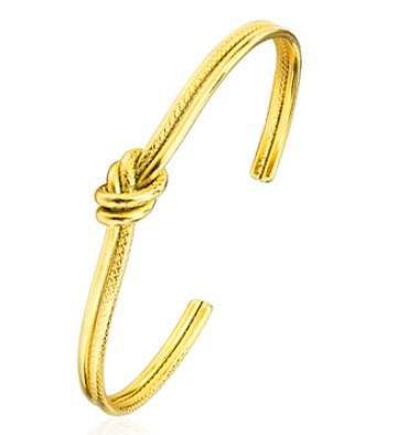 Amore Knot Cuff Bangle - Coco & Cali