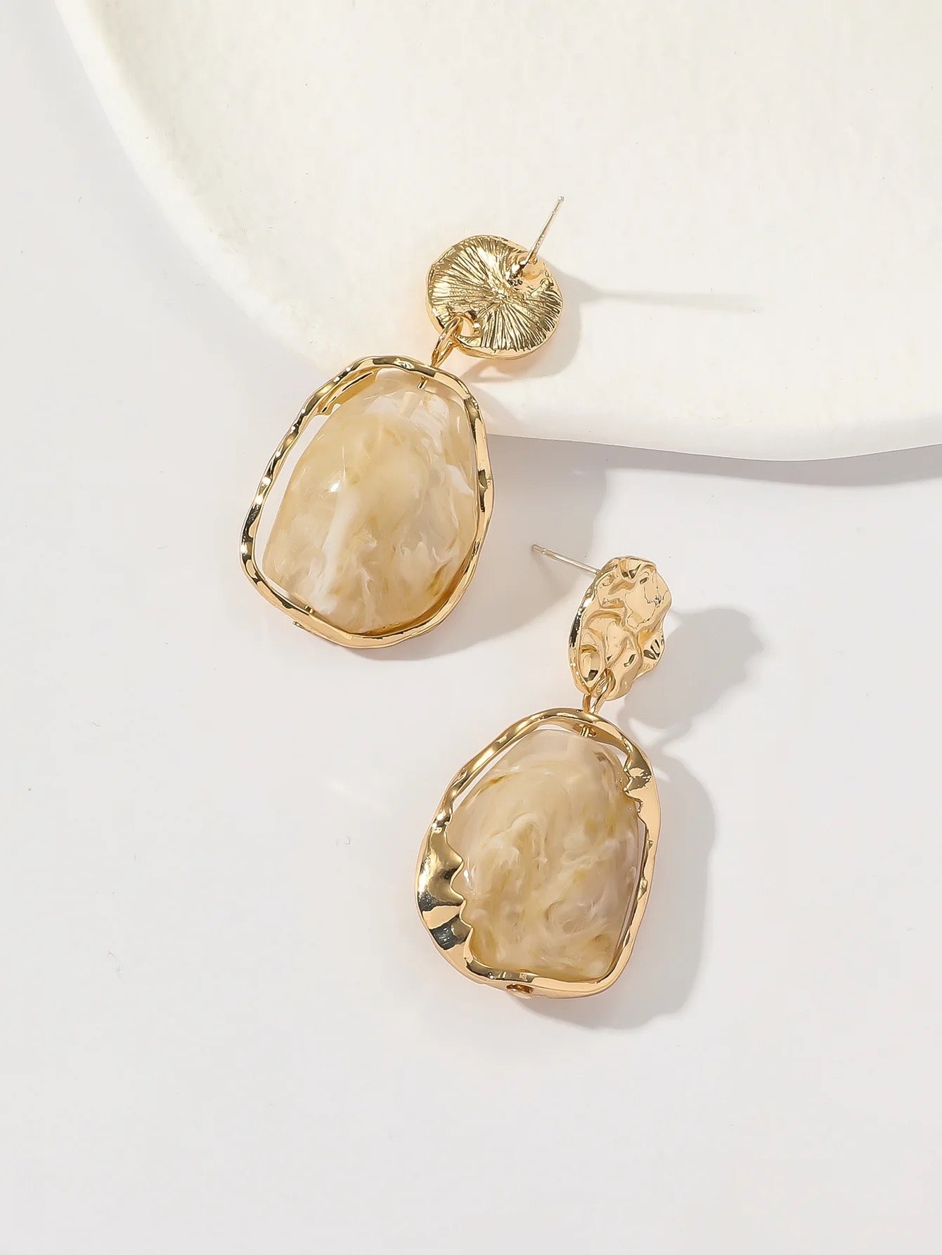 Lydia Gold Earrings - Coco & Cali