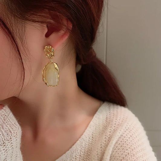 Lydia Gold Earrings - Coco & Cali