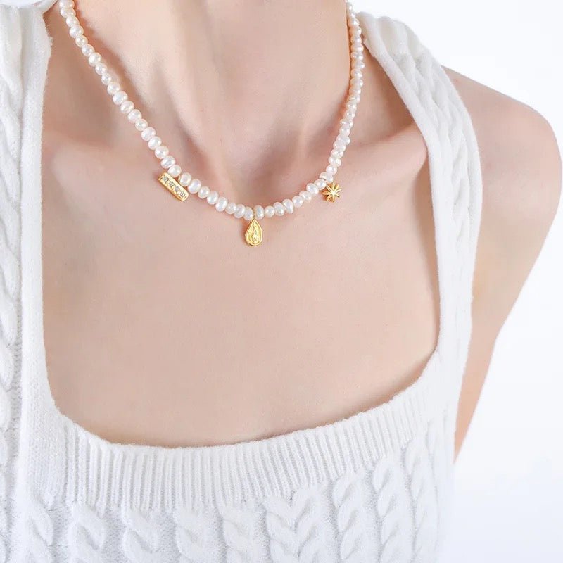 Maya Pearl Necklace - Coco & Cali