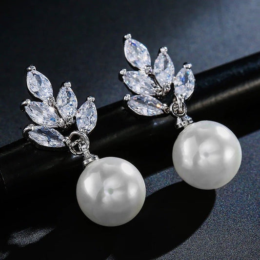 Sandra Pearl Drop Earrings