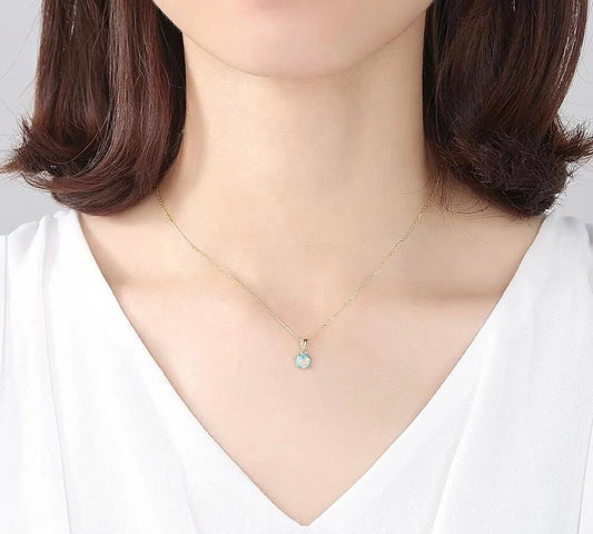 Sylvia Opal Necklace - Coco & Cali