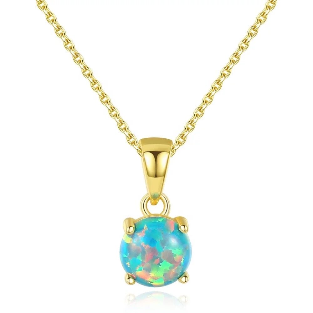 Sylvia Opal Necklace - Coco & Cali