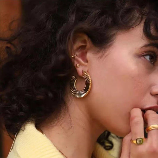 Zara Hoop Earrings - Coco & Cali