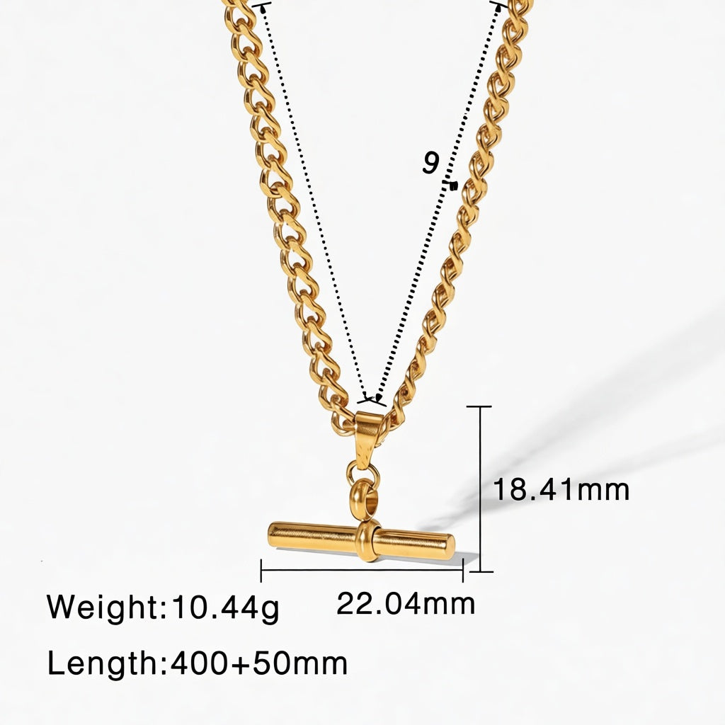 Avery T-Bar Necklace