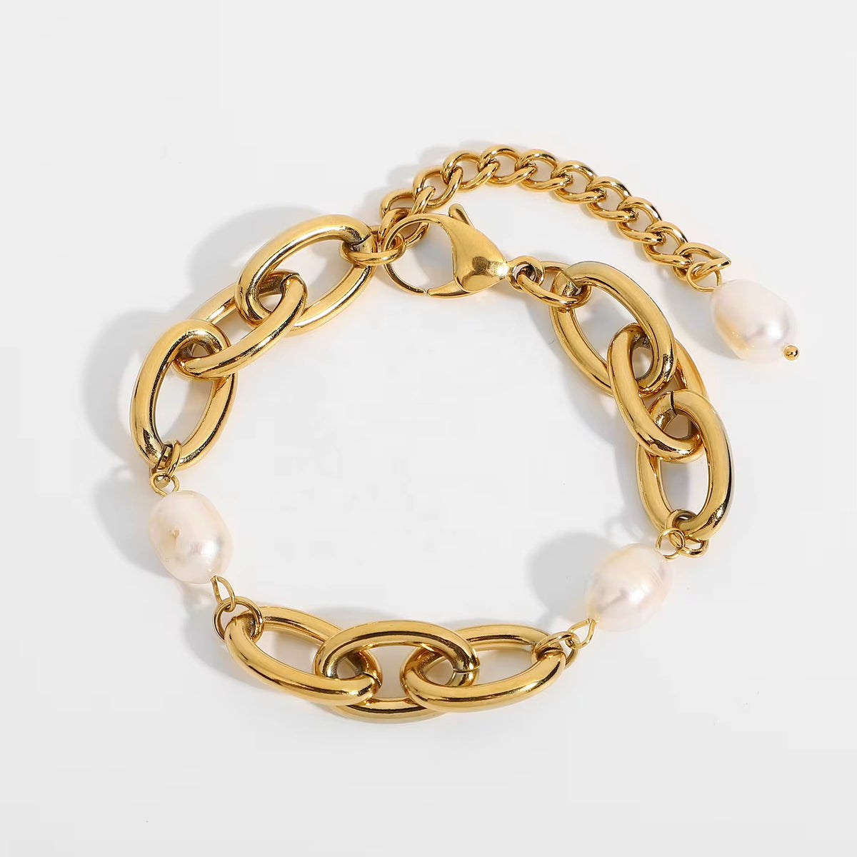 Camille Pearl Link Bracele