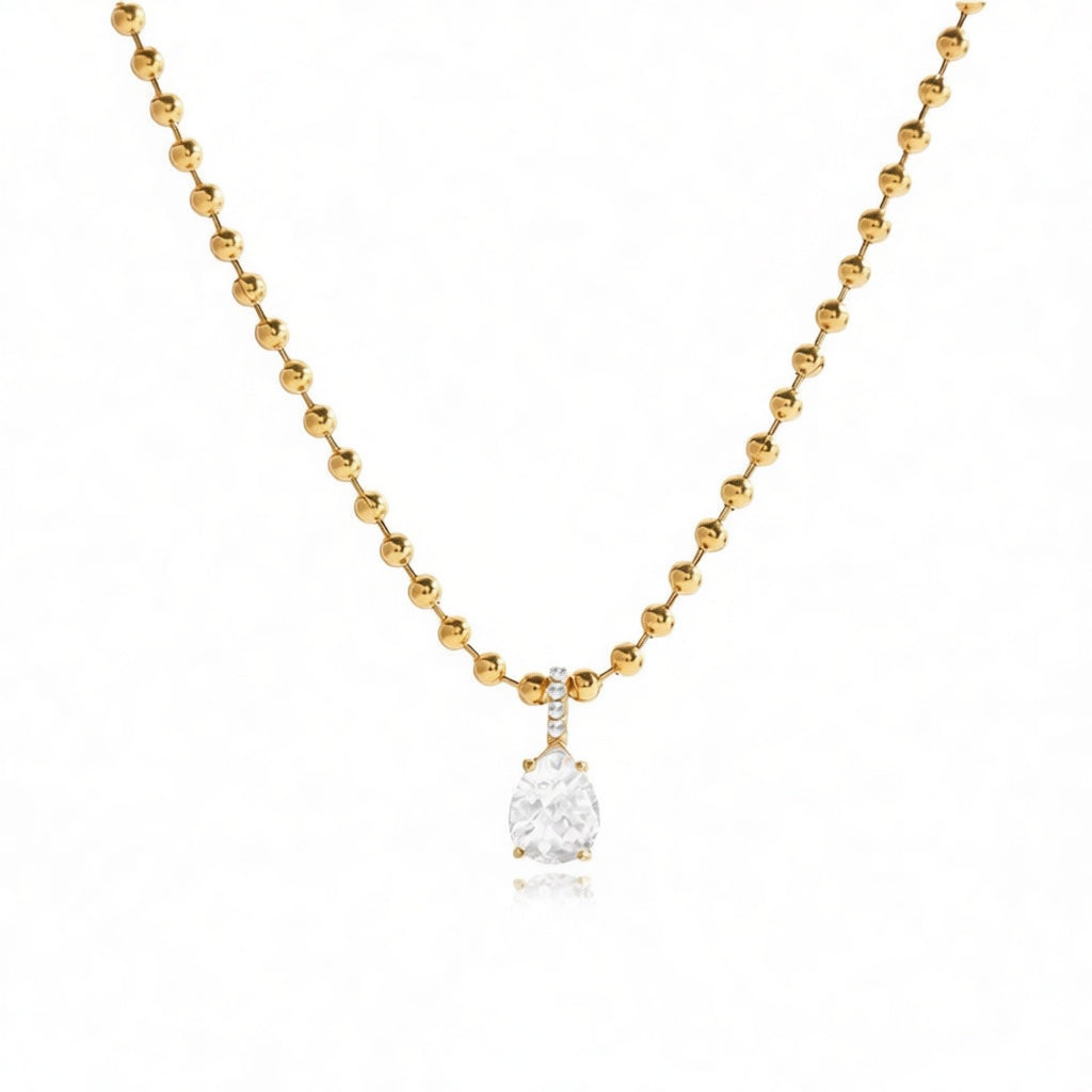 Sophia Zircon Drop Necklace
