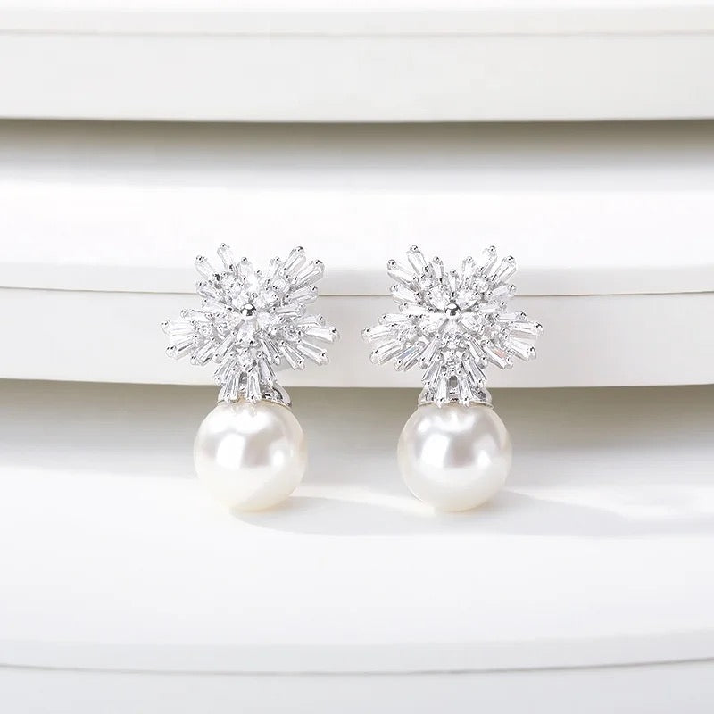 Wildflower Pearl Earrings