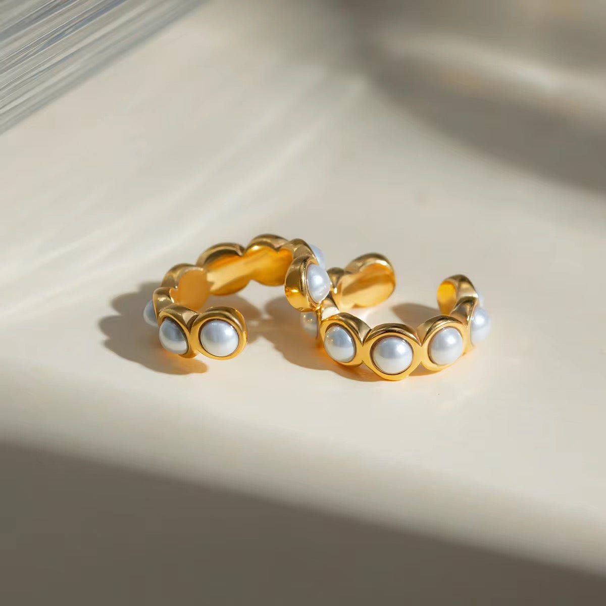 Alina Pearl Ear Cuff - Calilo Australia