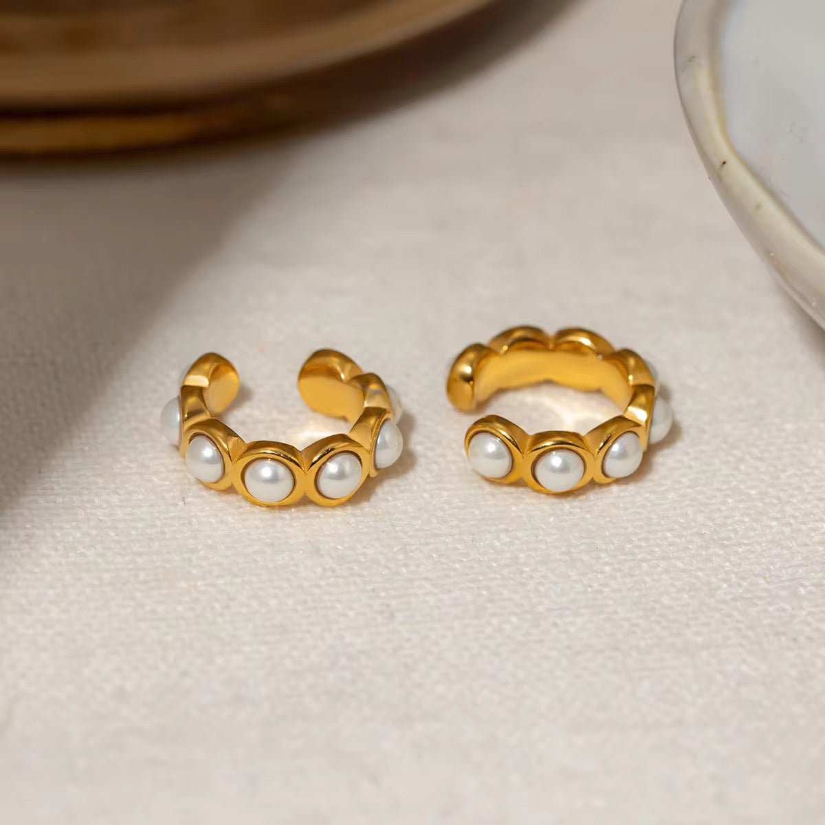 Alina Pearl Ear Cuff - Calilo Australia