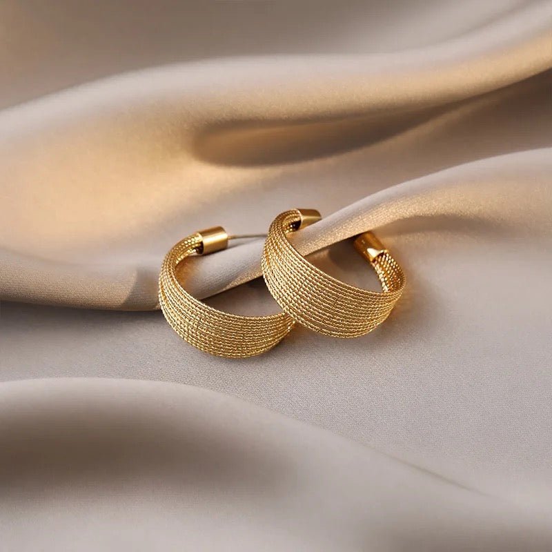 Amaira Gold Earrings - Calilo Australia