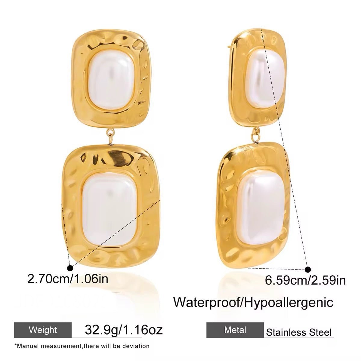 Amara Pearl Earrings - Calilo Australia