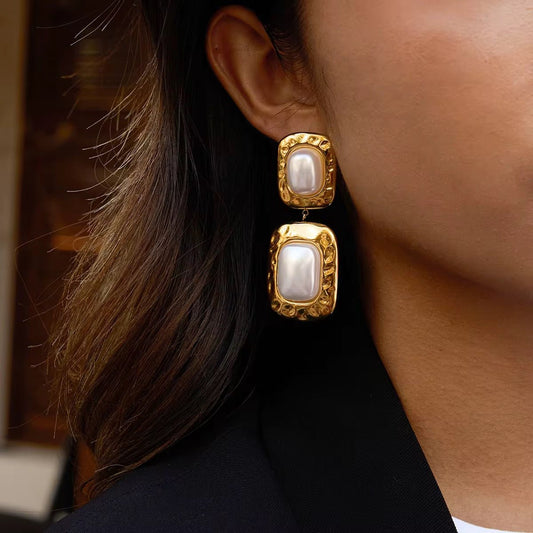 Amara Pearl Earrings - Calilo Australia