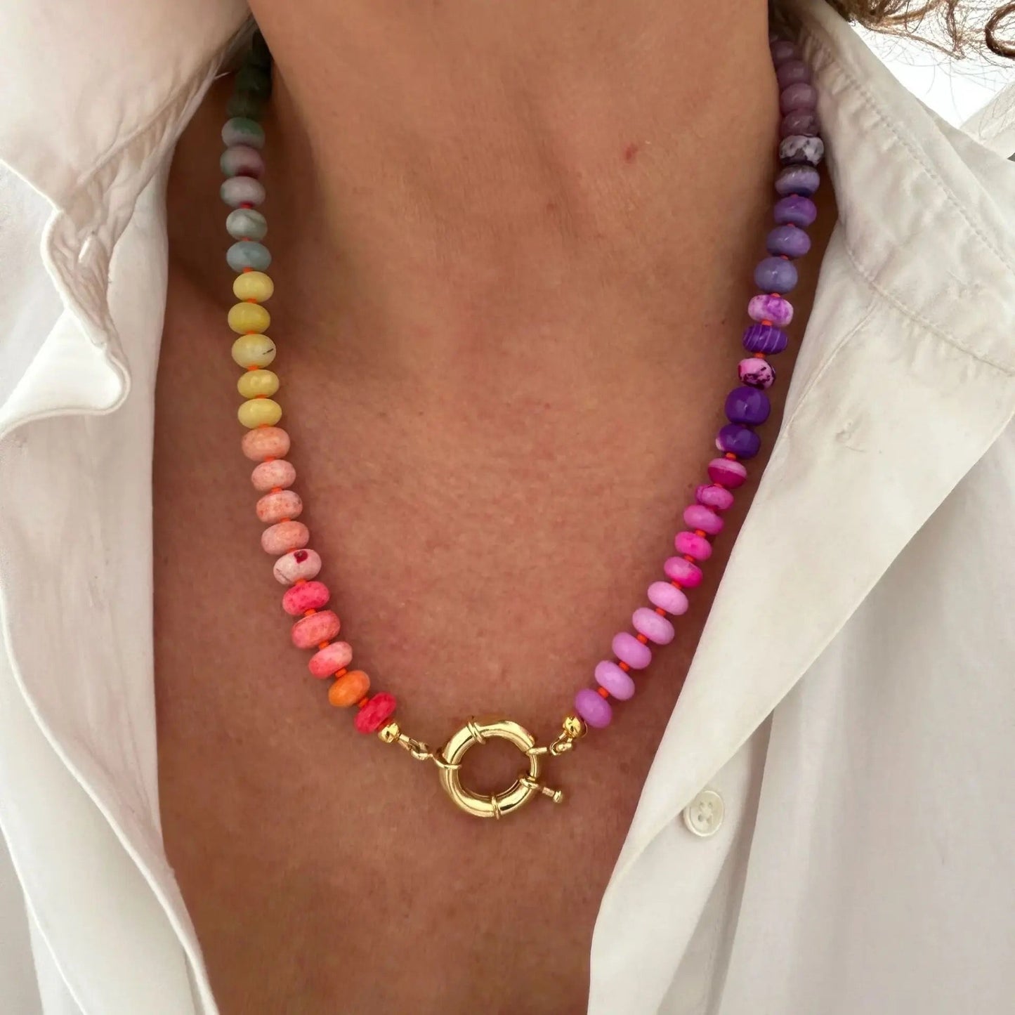 Amelia Multicolour Necklace - Calilo Australia