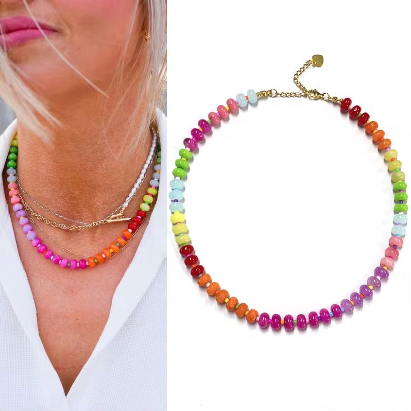 Amelia Multicolour Necklace - Calilo Australia