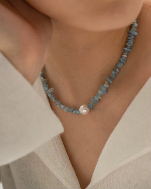 Amelia Natural Stones Necklace - Calilo Australia