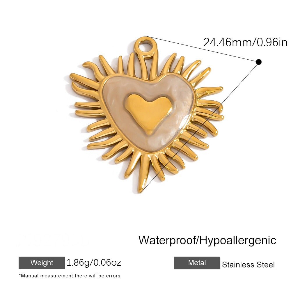 Amour Heart Charm - Calilo Australia