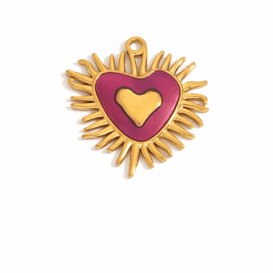 Amour Heart Charm - Calilo Australia