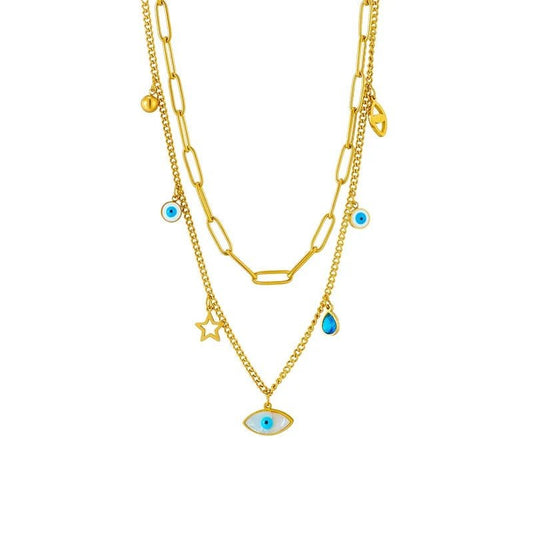 Ana Evil Eye Necklace - Calilo Australia