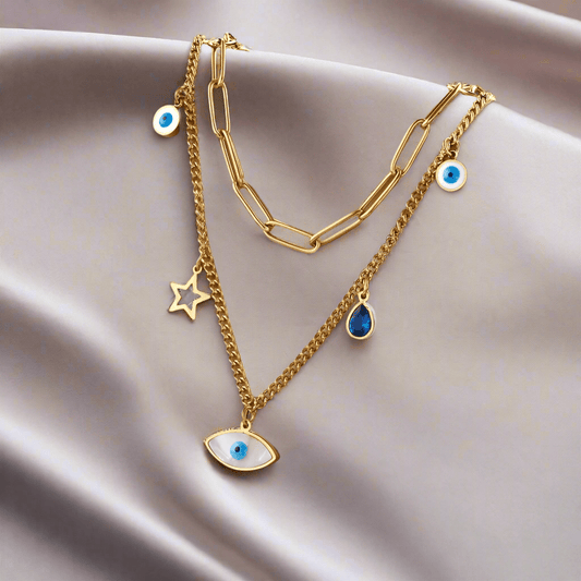 Ana Evil Eye Necklace - Calilo Australia