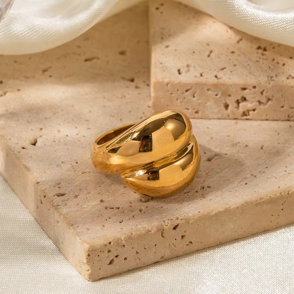 Angie Cross Stacking Finger Ring - Calilo Australia