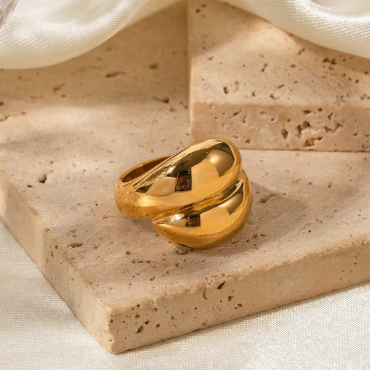 Angie Cross Stacking Finger Ring - Calilo Australia