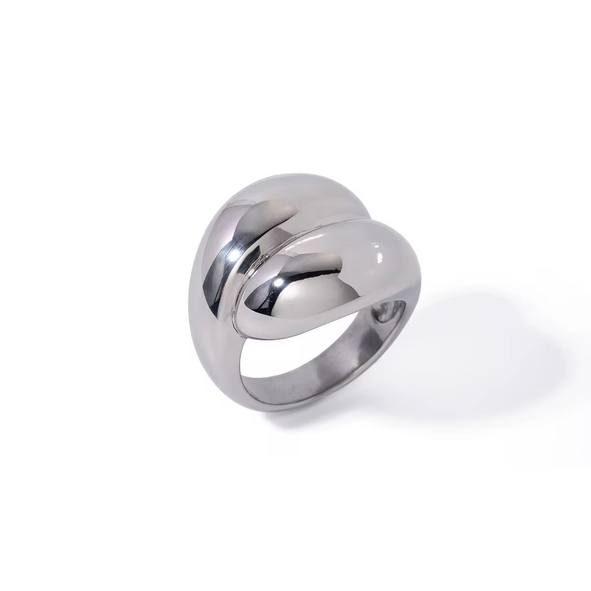 Angie Cross Stacking Finger Ring Silver - Calilo Australia