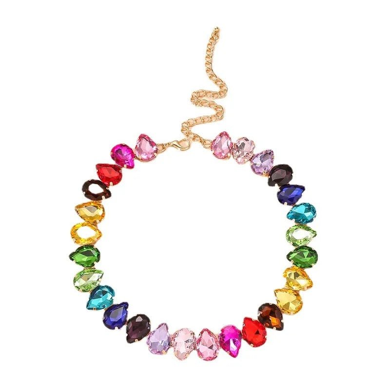 Arabella Rhinestone Necklace - Calilo Australia