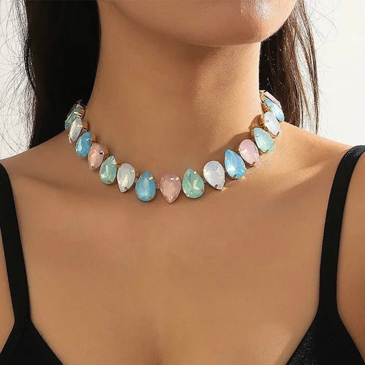 Arabella Rhinestone Necklace - Calilo Australia