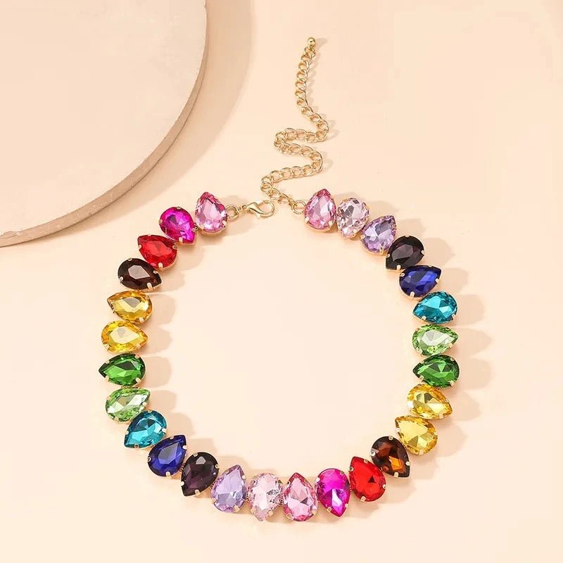 Arabella Rhinestone Necklace - Calilo Australia