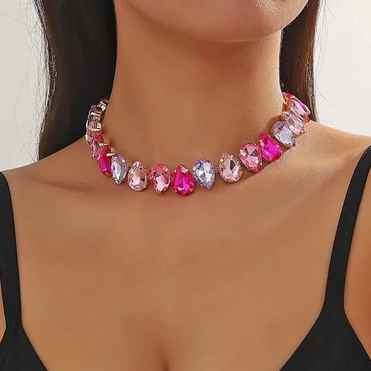 Arabella Rhinestone Necklace - Calilo Australia