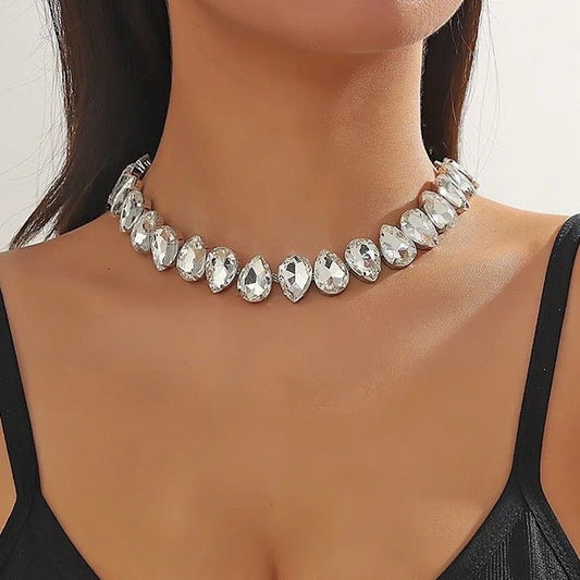 Arabella Rhinestone Necklace - Calilo Australia