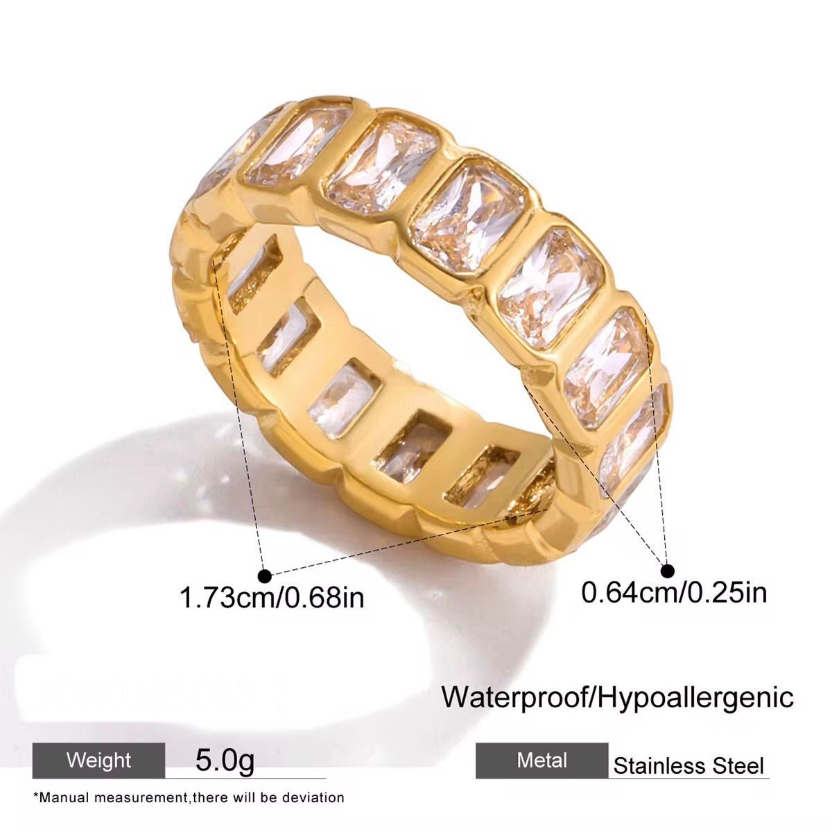 Aria Pavé Zircon Ring - Calilo Australia