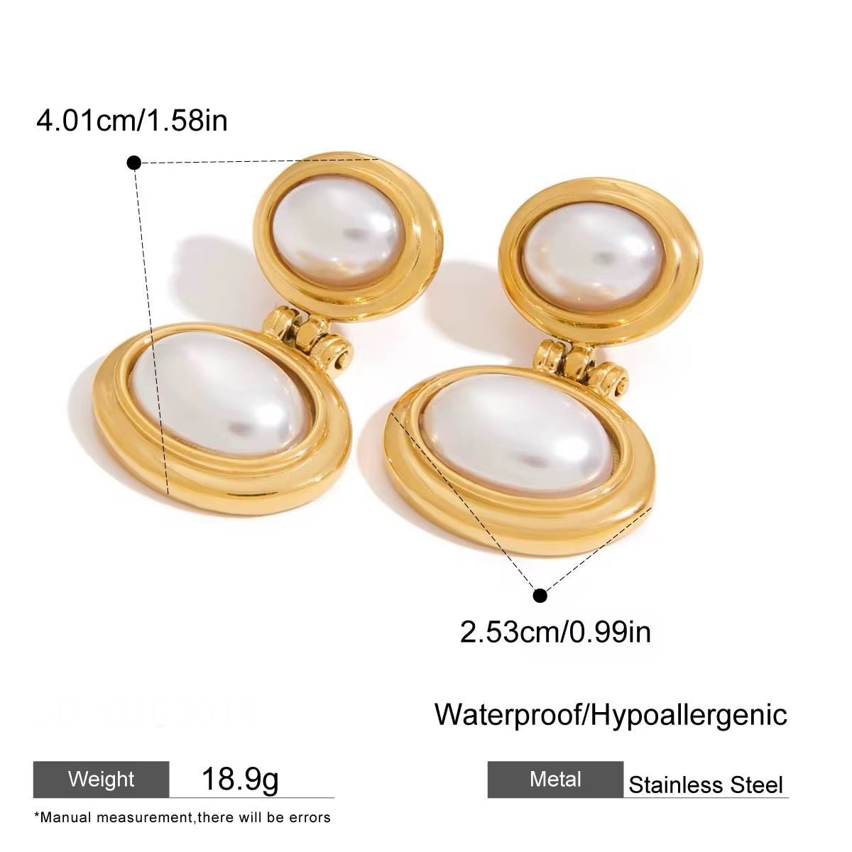 Aria Pearl Earrings - Calilo Australia