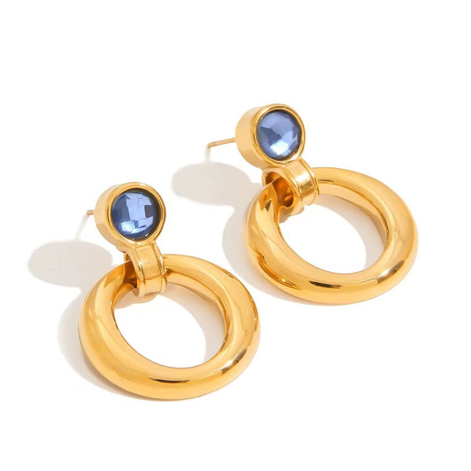 Ashley Gold Earrings - Calilo Australia