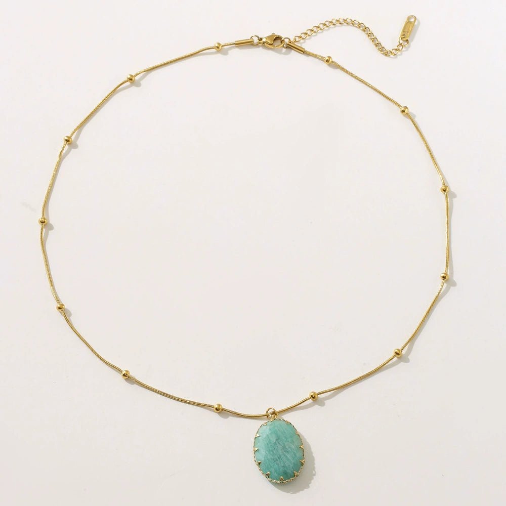 Aurelia Amazonite Necklace - Calilo Australia