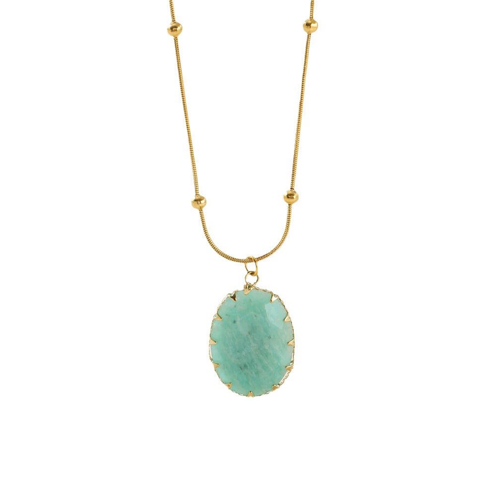 Aurelia Amazonite Necklace - Calilo Australia