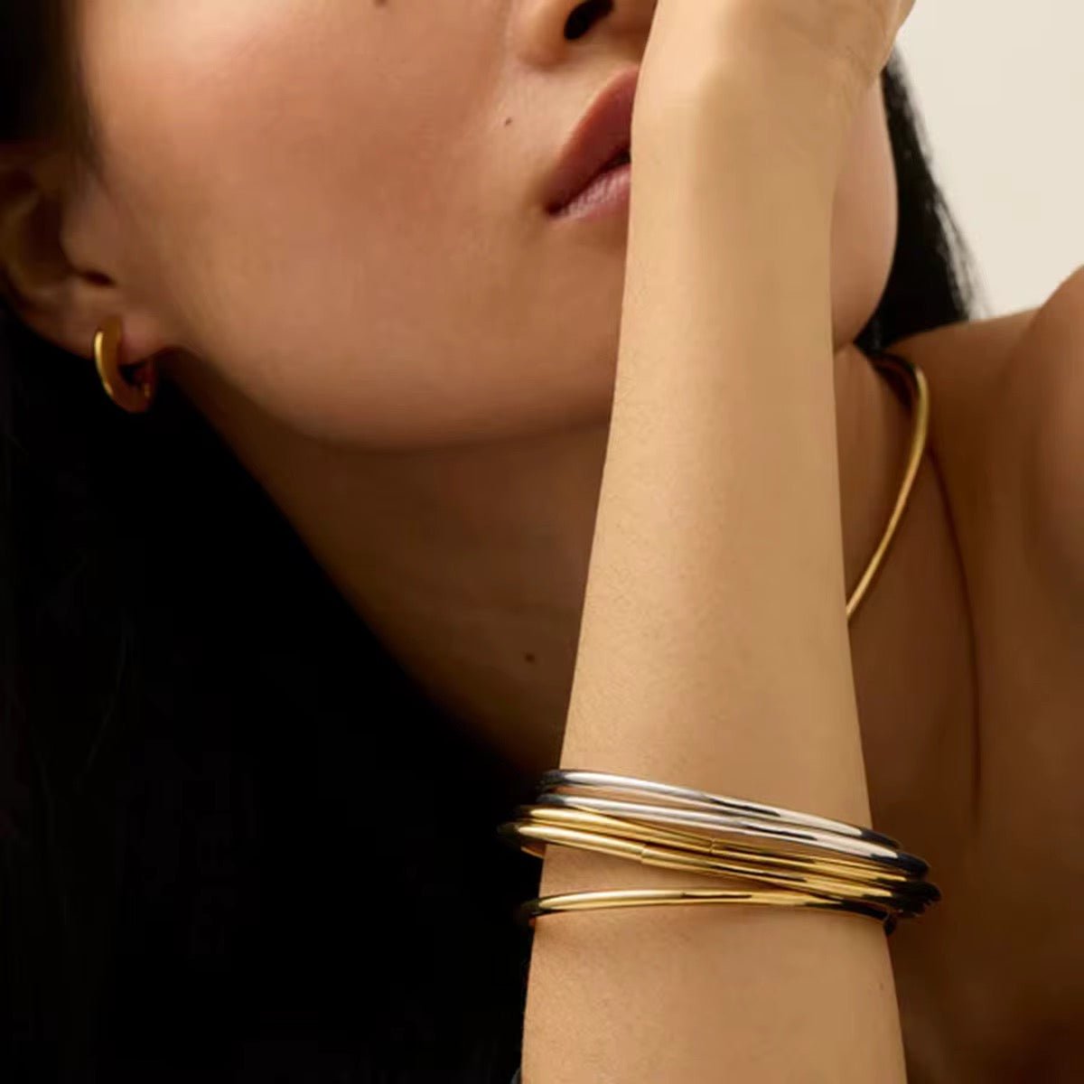Aurelia Stacking Bangle Set - Calilo Australia