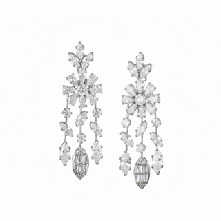 Aurielle Luxe Cubic Zirconia Bridal Earrings - Calilo Australia