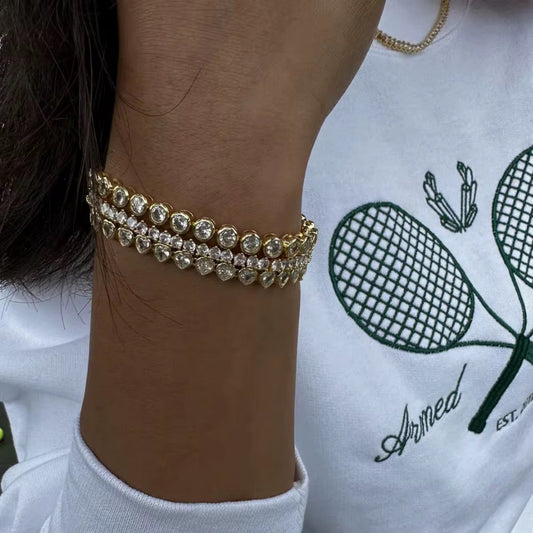 Aurora Tennis Zircon Bracelet - Calilo Australia