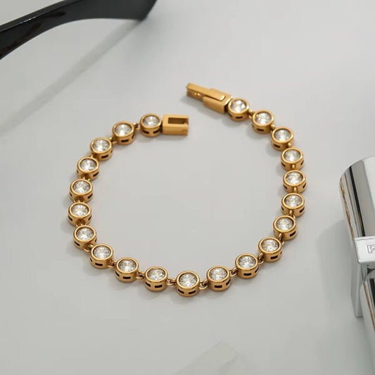 Aurora Tennis Zircon Bracelet - Calilo Australia